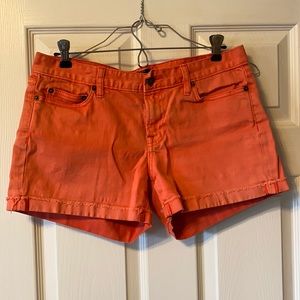 J Crew Hipslung shorts.